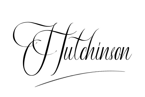 The best stylish Hutchinson name signature simple easy in English