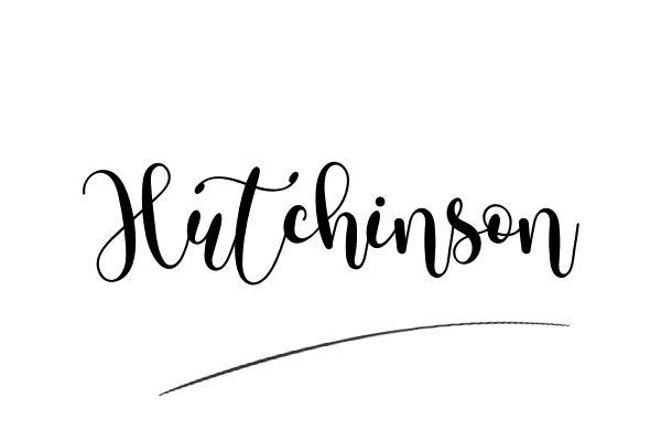 The best stylish Hutchinson name signature simple easy in English