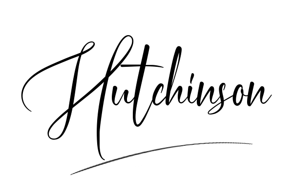 The best stylish Hutchinson name signature simple easy in English