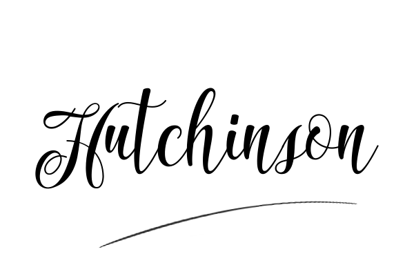 The best stylish Hutchinson name signature simple easy in English