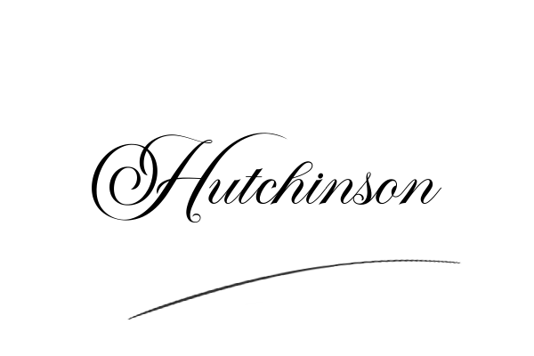 The best stylish Hutchinson name signature simple easy in English