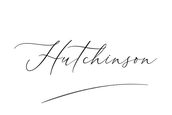 The best stylish Hutchinson name signature simple easy in English