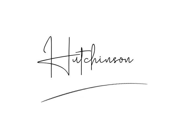 The best stylish Hutchinson name signature simple easy in English