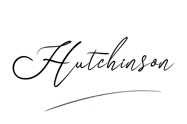 The best stylish Hutchinson name signature simple easy in English