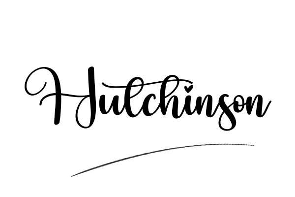 The best stylish Hutchinson name signature simple easy in English