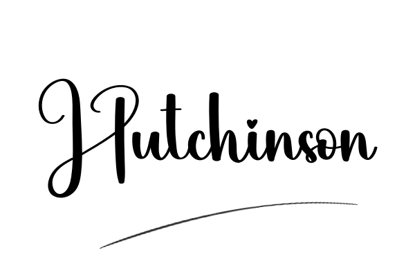 The best stylish Hutchinson name signature simple easy in English