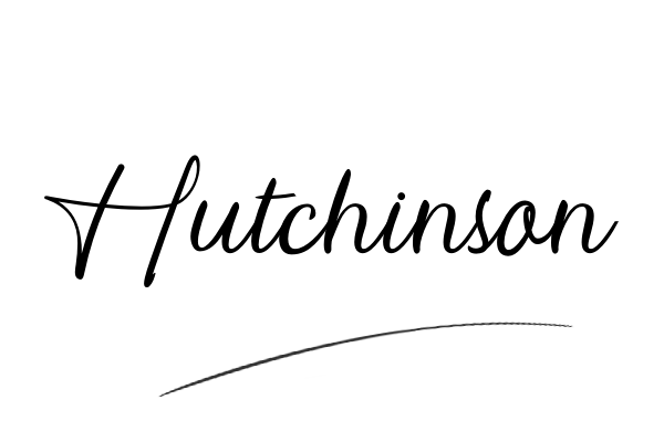 The best stylish Hutchinson name signature simple easy in English