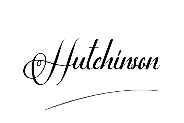 The best stylish Hutchinson name signature simple easy in English