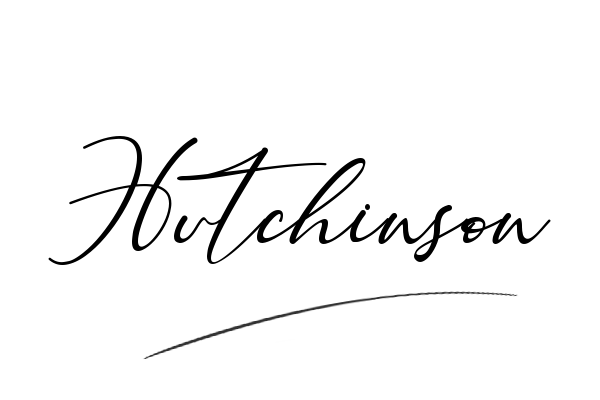 The best stylish Hutchinson name signature simple easy in English