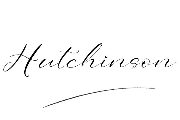 The best stylish Hutchinson name signature simple easy in English