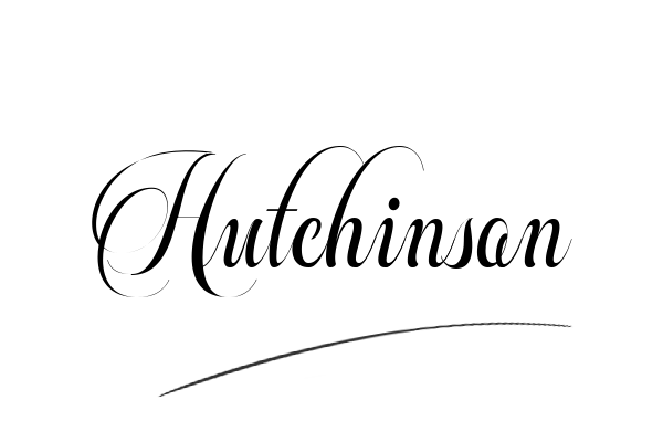 The best stylish Hutchinson name signature simple easy in English
