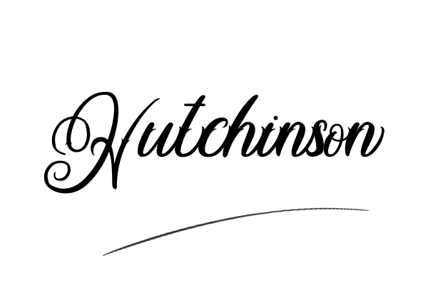 The best stylish Hutchinson name signature simple easy in English