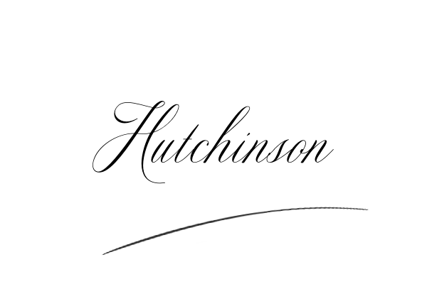 The best stylish Hutchinson name signature simple easy in English