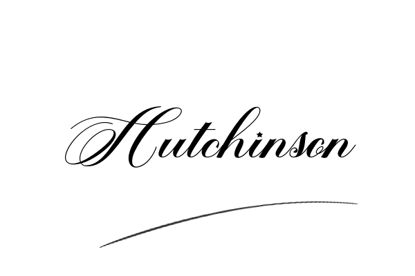 The best stylish Hutchinson name signature simple easy in English