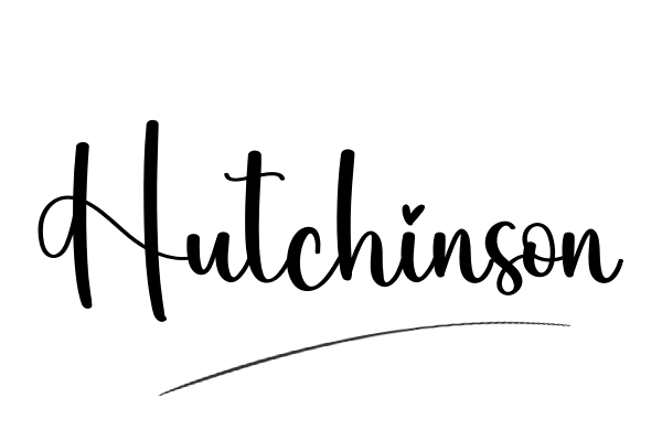 The best stylish Hutchinson name signature simple easy in English