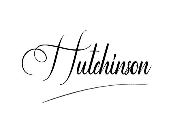 The best stylish Hutchinson name signature simple easy in English