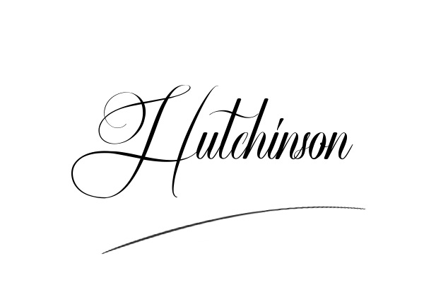 The best stylish Hutchinson name signature simple easy in English
