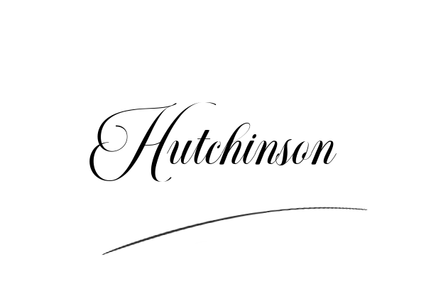 The best stylish Hutchinson name signature simple easy in English