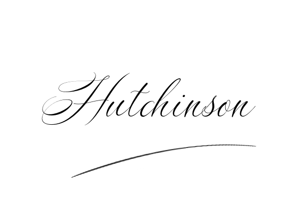 The best stylish Hutchinson name signature simple easy in English