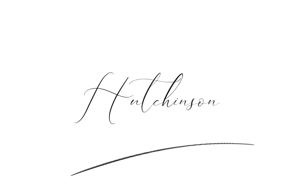 The best stylish Hutchinson name signature simple easy in English