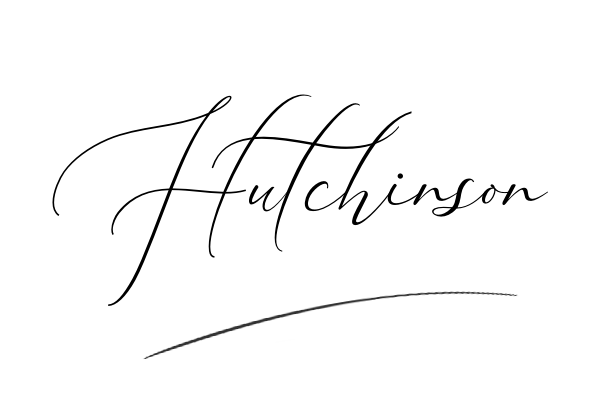 The best stylish Hutchinson name signature simple easy in English