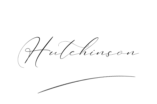 The best stylish Hutchinson name signature simple easy in English