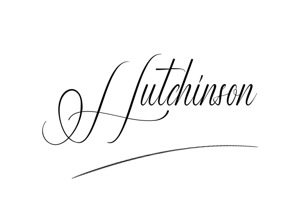 The best stylish Hutchinson name signature simple easy in English