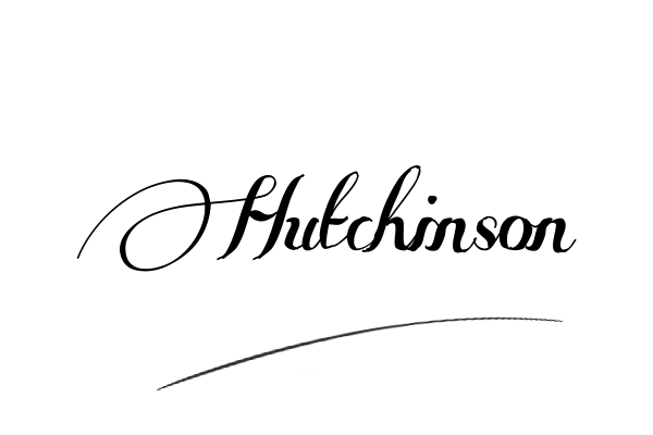 The best stylish Hutchinson name signature simple easy in English