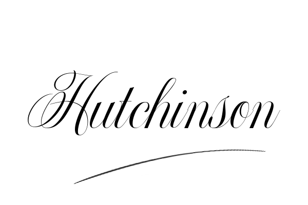 The best stylish Hutchinson name signature simple easy in English