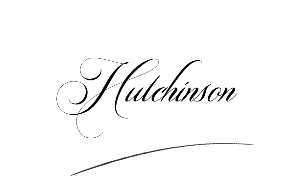 The best stylish Hutchinson name signature simple easy in English