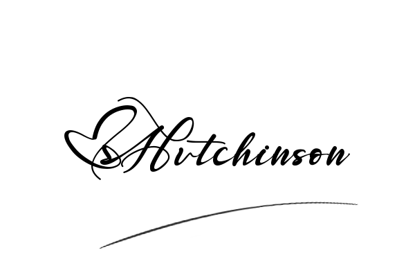 The best stylish Hutchinson name signature simple easy in English