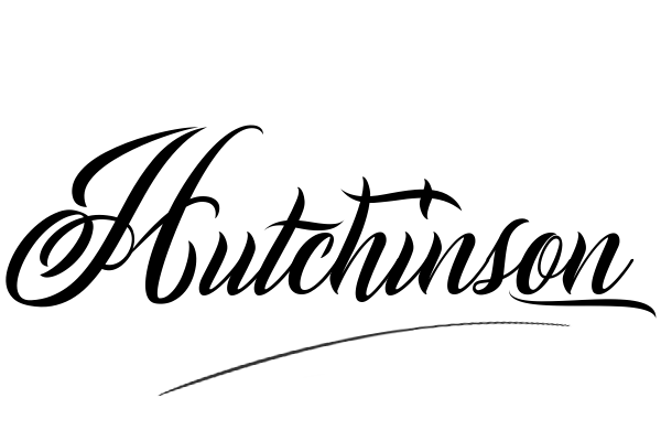 The best stylish Hutchinson name signature simple easy in English