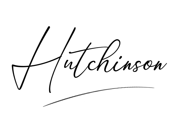 The best stylish Hutchinson name signature simple easy in English