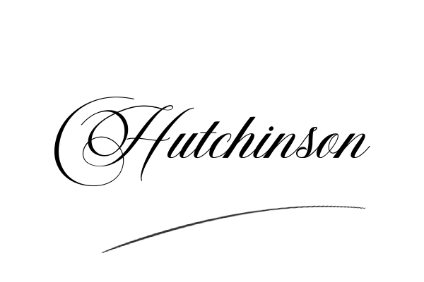 The best stylish Hutchinson name signature simple easy in English