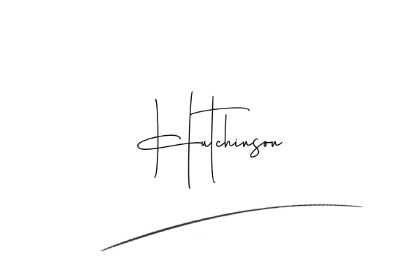 The best stylish Hutchinson name signature simple easy in English