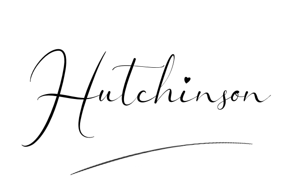 The best stylish Hutchinson name signature simple easy in English