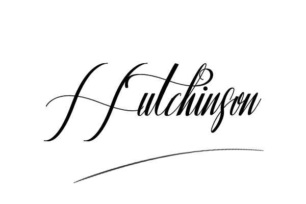 The best stylish Hutchinson name signature simple easy in English