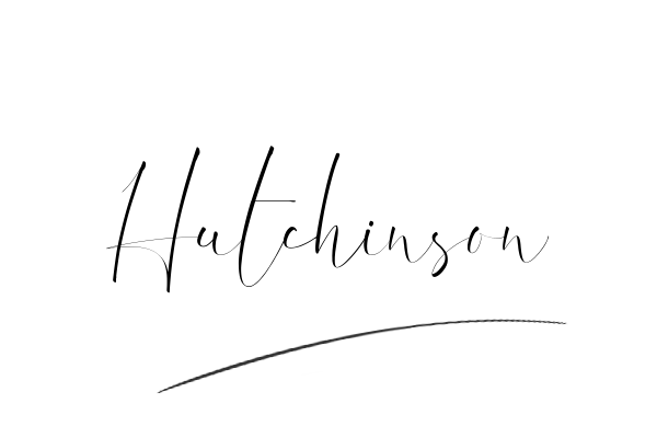 The best stylish Hutchinson name signature simple easy in English