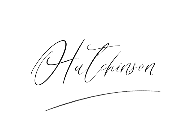 The best stylish Hutchinson name signature simple easy in English