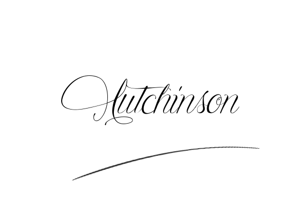 The best stylish Hutchinson name signature simple easy in English