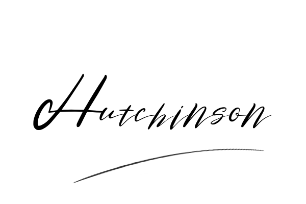 The best stylish Hutchinson name signature simple easy in English