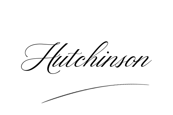 The best stylish Hutchinson name signature simple easy in English