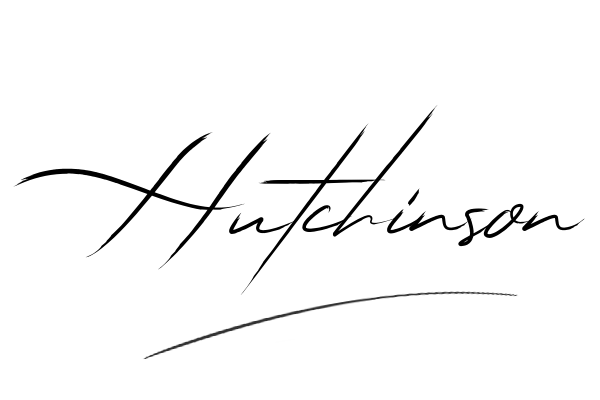 The best stylish Hutchinson name signature simple easy in English