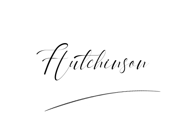 The best stylish Hutchinson name signature simple easy in English