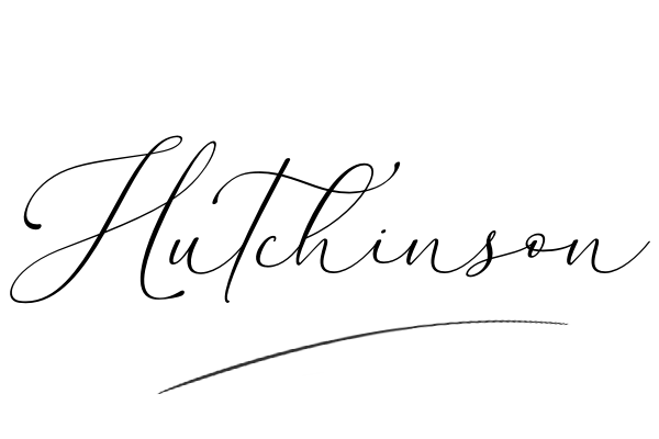 The best stylish Hutchinson name signature simple easy in English