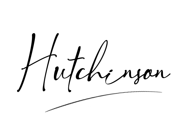 The best stylish Hutchinson name signature simple easy in English