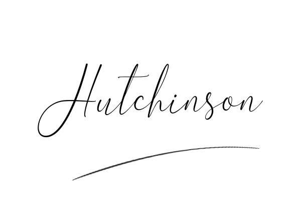 The best stylish Hutchinson name signature simple easy in English