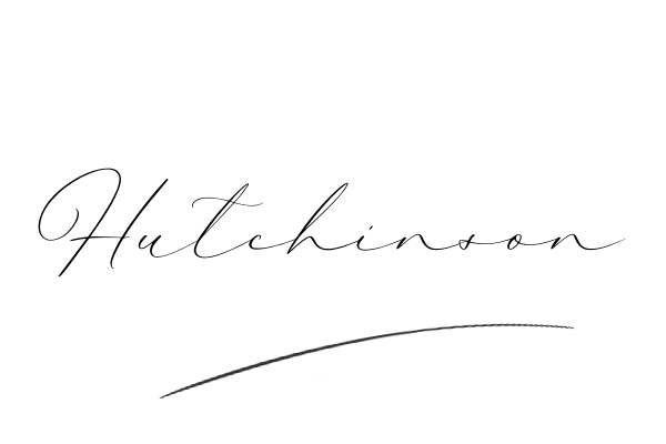 The best stylish Hutchinson name signature simple easy in English