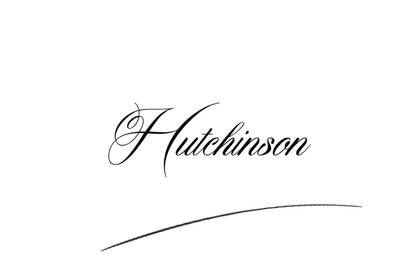 The best stylish Hutchinson name signature simple easy in English