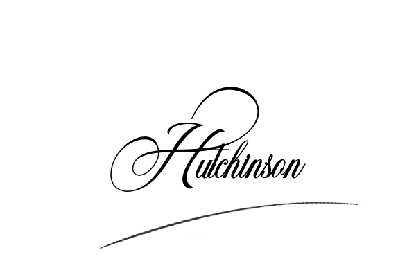 The best stylish Hutchinson name signature simple easy in English